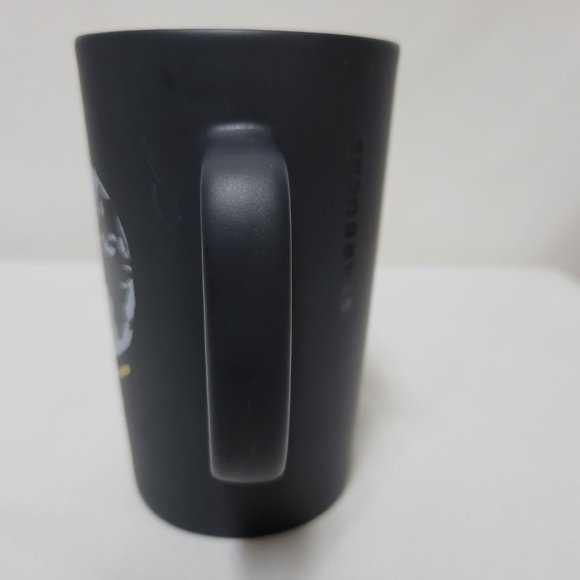 Starbucks World Globe tall mug cup black gold white 2015 16 ounces - Picture 10 of 13